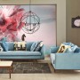 Abstract Lily Wallpaper Mural