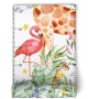 Kids Height Chart with Tropical Animals Wall Decal Sticker