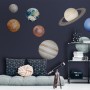 Solar System Sun and Planets Wall Decal Sticker