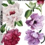 Peony Floral Colorful Bouquet Wall Decal Sticker
