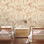 Nordic Animal Drawing for Kids Wallpaper Mural