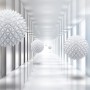 3D Look Abstract Corridor Wallpaper Mural