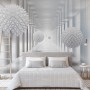 3D Look Abstract Corridor Wallpaper Mural