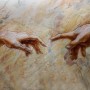 Watercolor Abstract Hands Wallpaper Mural