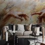 Watercolor Abstract Hands Wallpaper Mural