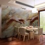 Watercolor Abstract Hands Wallpaper Mural