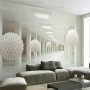 Abstract Corridor and Nordic Ball Wallpaper Mural