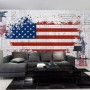 USA Flag with Statue of Liberty Wallpaper Mural