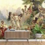 Oil Painting Abstract Angel Wallpaper Mural