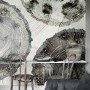 Watercolor Abstract Round Art Wallpaper Mural
