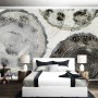 Watercolor Abstract Round Art Wallpaper Mural