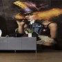 Girl Clown with a Cigar Wallpaper Mural