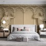 3D Embossed Look Byzantine Sculptures Wallpaper Mural