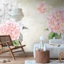 Hydrangea Floral Art Wallpaper Mural