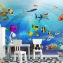 Cartoon Undersea Wallpaper Mural