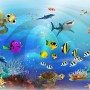 Cartoon Undersea Wallpaper Mural