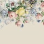 Vintage Colorful Floral Wallpaper Mural