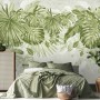 Watercolor Tropical Leaves Wallpaper Mural