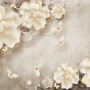 Vintage Water Lily Pond Wallpaper Mural