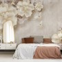 Vintage Water Lily Pond Wallpaper Mural