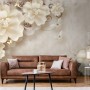 Vintage Water Lily Pond Wallpaper Mural