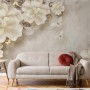 Vintage Water Lily Pond Wallpaper Mural