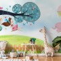 Little Child and Swing Wallpaper Mural
