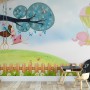 Little Child and Swing Wallpaper Mural