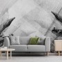 Drawn Banana Leaf Wallpaper Mural