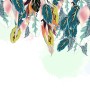 Watercolor Banana Leaf Wallpaper Mural