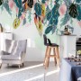 Watercolor Banana Leaf Wallpaper Mural