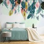 Watercolor Banana Leaf Wallpaper Mural