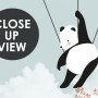 Cartoon Pandas with Hot Air Balloons Wallpaper Mural