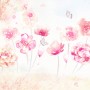 Pink Romantic Floral Wallpaper Mural