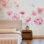 Pink Romantic Floral Wallpaper Mural