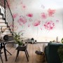 Pink Romantic Floral Wallpaper Mural