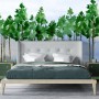 Cartoon Poplar Tree Wallpaper Mural