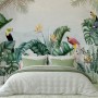 Toucans and Tropical Rainforest Wallpaper Mural