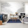 Dark Tropical Leaf Wallpaper Mural
