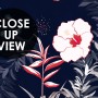 Retro Dark Flowers Wallpaper Mural