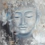 Vintage Buddha with Lotus Floral Wallpaper Mural