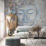 Vintage Buddha with Lotus Floral Wallpaper Mural