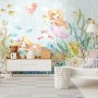 Kids The Little Mermaid in the Underwater Wallpaper Mural