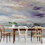 Abstract Colorful Brush Wallpaper Mural