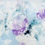 Turquoise Purple Marble Style Brush Wallpaper Mural