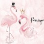 Powder Pink Flamingo Wallpaper Mural