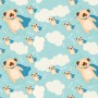 Cartoon Pet Dog Pattern Wallpaper Mural
