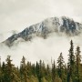 Snowy Mountain Landscape Wallpaper Mural
