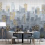 City Silhouette Wallpaper Mural
