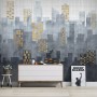 City Silhouette Wallpaper Mural